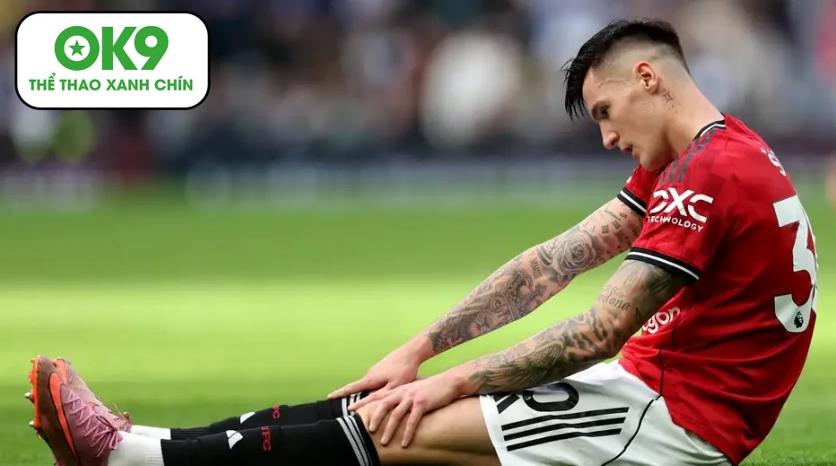 Amorim giải bài toán hàng công Man Utd khi vắng Sesko chấn thương đầu gối.