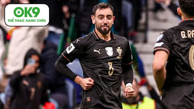 Không Ronaldo, Bruno Fernandes vẫn là nhạc trưởng tài ba giúp Bồ Đào Nha thăng hoa tấn công.